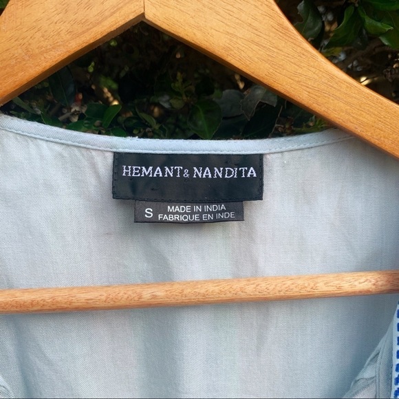 Hemant and Nandita layer mini dress with tassels - Picture 4 of 7